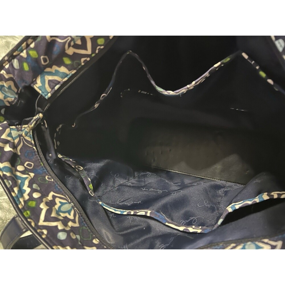 Vera Bradley Large Tote Bag Retired Bluebird Pattern - Picture 4 of 8